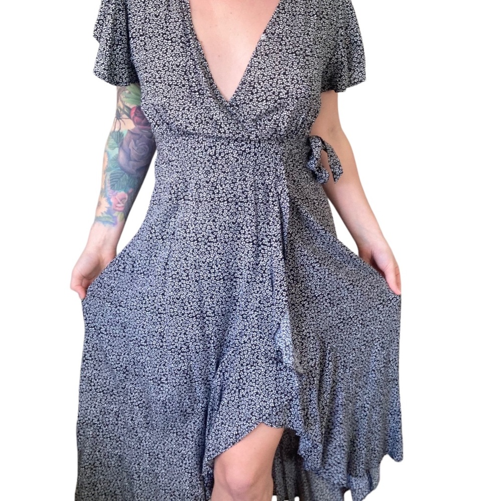 Wrap around dress